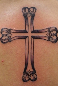 帝国十字架黑色纹身图案
