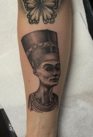 纳芙蒂蒂公主埃及风格纹身图案