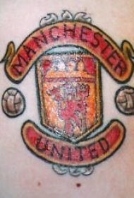 曼彻斯特联合徽章纹身图案