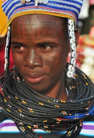 非洲部落标志脸部纹身图案