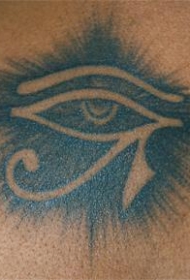 荷鲁斯之睛纹身图案