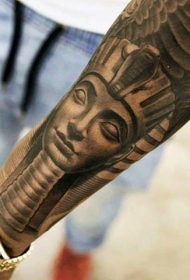 手臂埃及法老图坦卡蒙套纹身图案