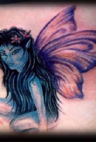 潘多拉精灵彩色纹身图案