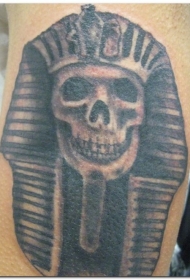 埃及法老骷髅纹身图案