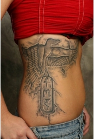 埃及猎鹰标志纹身图案