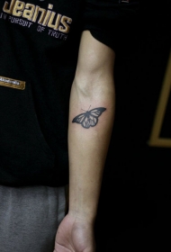 手臂小清新蝴蝶纹身图案