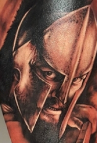 多款创意的霸气斯巴达战士纹身图案