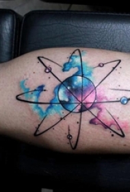 多款原子创意纹身图案