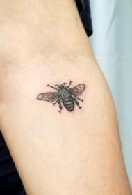 小蜜蜂纹身 女生手臂上小蜜蜂纹身小动物纹身图片