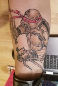纹身卡通图案 男生手臂上卡通纹身图片