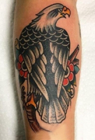 老鹰纹身图案 男生手臂上老鹰纹身图案