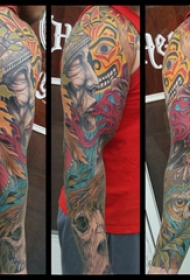 日本传统纹身图案 男生手臂上传统纹身图案