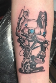 机器人纹身 男生手臂上生动的机器人纹身图片