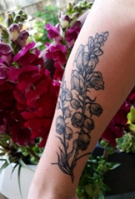 植物纹身  女生手臂上唯美的植物纹身图片