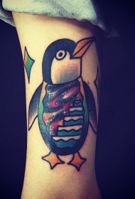 企鹅纹身图    憨态可掬的企鹅纹身图