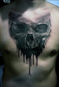 骷髅纹身  令人恐惧的骷髅纹身图案