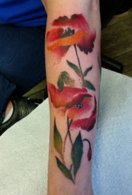 纹身图案花朵   令人心动的花朵纹身图案