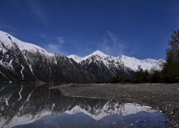美丽的西藏然乌湖风景图片(13张)
