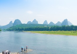 广西桂林漓江自然风景图片(9张)