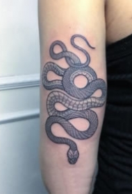 9张蛇主题的艺术纹身图片