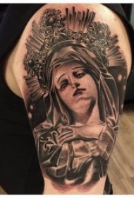 宗教纹身图案 多款耶稣与圣母玛利亚的宗教纹身图案