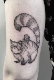 创意纹身小图  生机勃勃的动植物小纹身图案