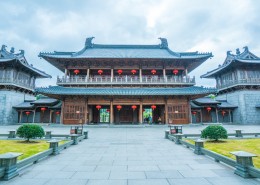 浙江溪口雪窦寺建筑风景图片(8张)