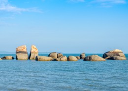 蔚蓝海滩自然风景图片(9张)