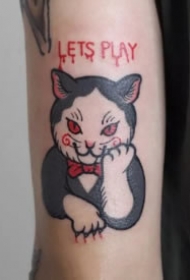 吸猫人士的最爱的一组小猫咪纹身图片