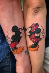 米老鼠米奇米莉的情侣纹身图片