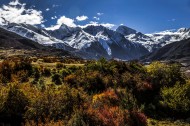 西藏来古冰川风景图片(11张)