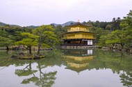 日本京都金阁寺风景图片