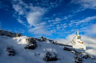 四川高尔寺山雪景图片(9张)