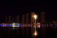 黑龙江齐齐哈尔大学夜景图片(7张)