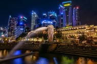 新加坡优美城市夜景图片(14张)