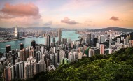 高楼大厦密集林立的香港图片(11张)