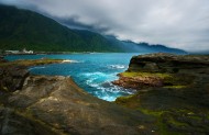 中国台湾海边岩石风景图片(10张)