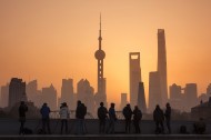 上海魔都的日出风景图片(12张)