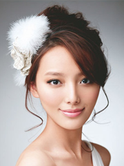 超唯美韩式新娘发型图片 新娘发饰造型优雅甜美[6P]