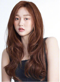 女生韩式长发发色及发型图片