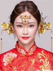中式新娘发型设计 打造梦幻婚礼殿堂