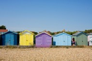 彩色沙滩小屋图片(10张)