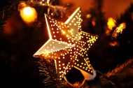 漂亮的圣诞节装饰星星图片(13张)