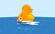 可爱小黄鸭图片(21张)