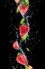 动感水花与水果图片(6张)