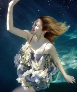 德鲁·巴里摩尔唯美水中写真高清图片