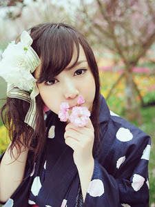 可爱日本和服美少女图片