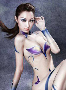 泰国性感美女COSPLAY伏魔者人体艺术摄影