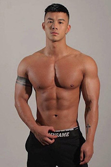 中国型男肌肉帅气照片