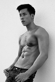 中国帅哥肌肉写真图片